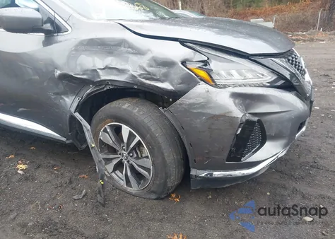 2021 Nissan Murano S Intelligent Awd из США, поврежденный, VIN 5N1AZ2AS6MC135862